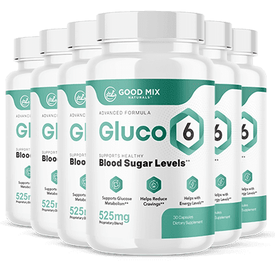 6 bottles of Gluco6